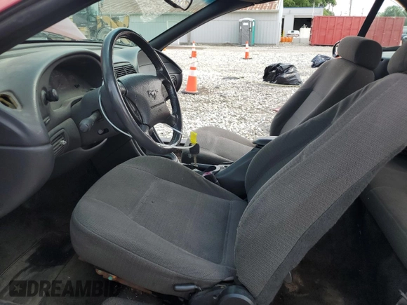 2000 Ford Mustang with VIN 1FAFP444XYF243212, listed as a Copart auction lot 60478035 with 93,248 mi miles and Salvage title. Bid and sale history available at DreamBid. Image 7.