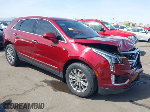 2017 Cadillac XT5 Luxury FWD with VIN 1GYKNBRS4HZ216364, listed as a IAAI auction lot 41877671 with 83,931 mi miles and . Bid and sale history available at DreamBid. Image 1.