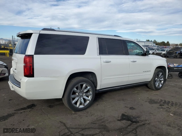 2017 Chevrolet Suburban Premier with VIN 1GNSCJKC0HR274200, listed as a Copart auction lot 89407745 with 61,055 mi miles and Clean Title. Bid and sale history available at carsss.com. Image 3.
