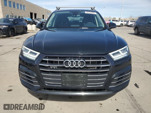 2020 Audi Q5 Premium Plus with VIN WA1E2AFYXL2052712, listed as a Copart auction lot 49732035 with 69,041 mi miles and Salvage title. Bid and sale history available at DreamBid. Image 5.