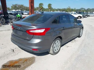 2012 Ford Focus SE with VIN 1FAHP3F29CL444589, listed as a IAAI auction lot 40710287 with 1 mi miles. Bid and sale history available at carsss.com. Image 4.
