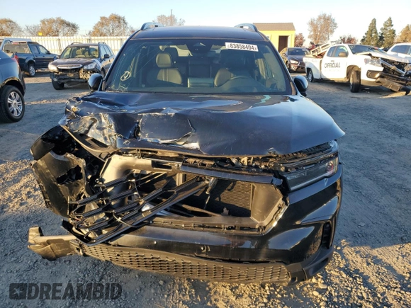 2025 Honda Pilot Black Edition with VIN 5FNYG1H98SB007175, listed as a Copart auction lot 83858404 with 1,974 mi miles and Salvage Title. Bid and sale history available at carsss.com. Image 5.