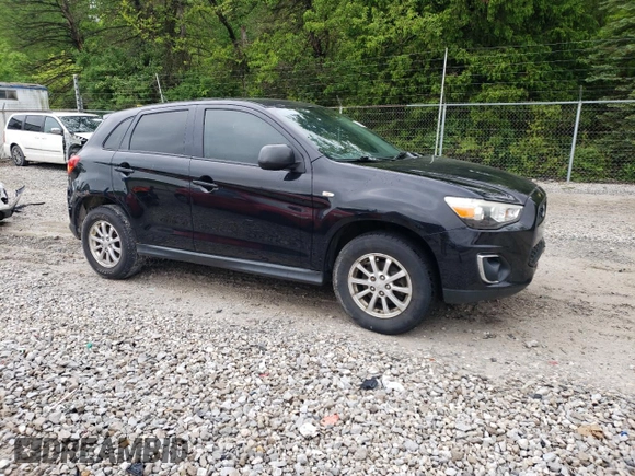 2014 Mitsubishi Outlander Sport ES z VIN 4A4AH3AU5EE603349, wystawiony jako Copart lot #57642415 z przebiegiem 217 378 mil mil oraz Czysty tytuł • Clean title. Historia ofert i sprzedaży dostępna na DreamBid. Obrazek 4.