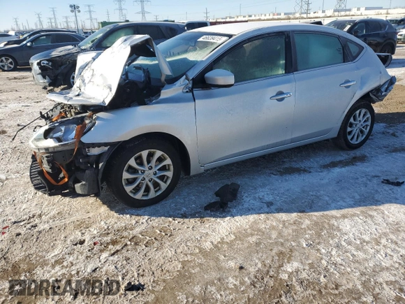 2019 Nissan Sentra SV with VIN 3N1AB7AP8KY316924, listed as a Copart auction lot 46639415 with Not Provided miles and Salvage Title. Bid and sale history available at DreamBid. Image 1.