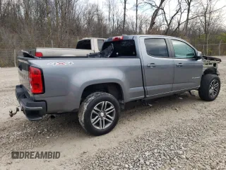 2021 Chevrolet Colorado 4WD Work Truck with VIN 1GCGTBEN2M1275066, listed as a Copart auction lot 80666024 with 44,442 mi miles and Salvage title. Bid and sale history available at DreamBid. Image 3.