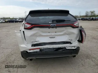 2015 Ford Edge SEL with VIN 2FMTK4J87FBB30248, listed as a Copart auction lot 53050215 with 90,493 mi miles and Salvage Title. Bid and sale history available at carsss.com. Image 6.