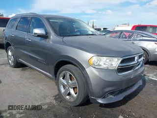 2012 Dodge Durango Citadel with VIN 1C4RDHEGXCC336158, listed as a IAAI auction lot 41408742 with 126,366 mi miles and . Bid and sale history available at DreamBid. Image 1.