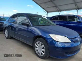 2004 Honda Civic LX with VIN 2HGES16594H583955, listed as a IAAI auction lot 41939041 with 204,308 mi miles. Bid and sale history available at carsss.com. Image 1.