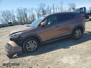 2016 Hyundai Tucson SE with VIN KM8J3CA40GU039832, listed as a Copart auction lot 50328665 with 63,300 mi miles and Salvage Title. Bid and sale history available at carsss.com. Image 1.