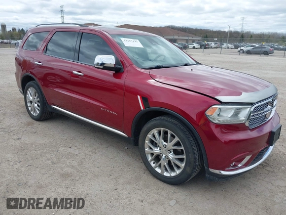 2014 Dodge Durango Citadel with VIN 1C4SDJET0EC278151, listed as a IAAI auction lot 42157123 with 130,672 mi miles and . Bid and sale history available at DreamBid. Image 1.