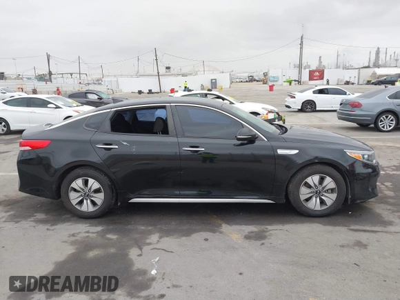 2017 Kia Optima Hybrid with VIN KNAGT4LC8H5008457, listed as a IAAI auction lot 41890144 with 122,340 mi miles. Bid and sale history available at carsss.com. Image 14.