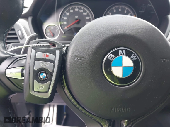 2019 BMW M4 with VIN WBS4Y9C53KAH82910, listed as a IAAI auction lot 41570315 with 59,227 mi miles. Bid and sale history available at carsss.com. Image 11.