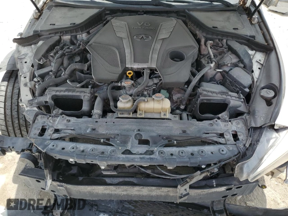 2018 Infiniti Q50 3.0t LUXE with VIN JN1EV7AR1JM444854, listed as a Copart auction lot 52797955 with 101,852 mi miles and Salvage Title. Bid and sale history available at carsss.com. Image 11.