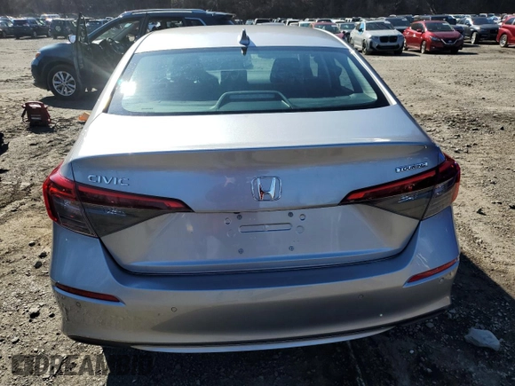 2024 Honda Civic Sedan Touring with VIN 2HGFE1F95RH325566, listed as a Copart auction lot 51640455 with 7,127 mi miles and Salvage Title. Bid and sale history available at carsss.com. Image 6.