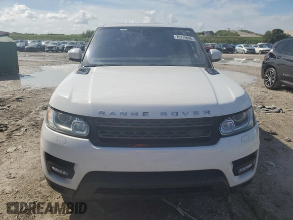 2017 Land Rover Range Rover Sport SE with VIN SALWG2FK7HA125800, listed as a Copart auction lot 76115044 with 55,533 mi miles and Salvage Title. Bid and sale history available at carsss.com. Image 5.