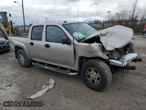 2005 GMC Canyon 1SF SLE Z71 with VIN 1GTDT136658127360, listed as a Copart auction lot 81308914 with 0 mi miles and Salvage Title. Bid and sale history available at carsss.com. Image 4.