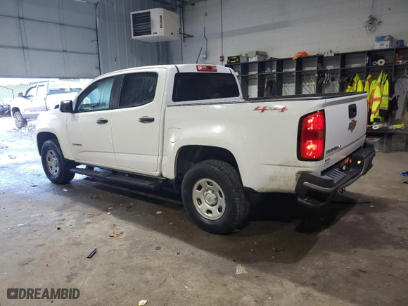 2020 Chevrolet Colorado 4WD Work Truck with VIN 1GCGTBEN9L1219429, listed as a Copart auction lot 46826185 with 57,180 mi miles and Salvage Title. Bid and sale history available at carsss.com. Image 2.