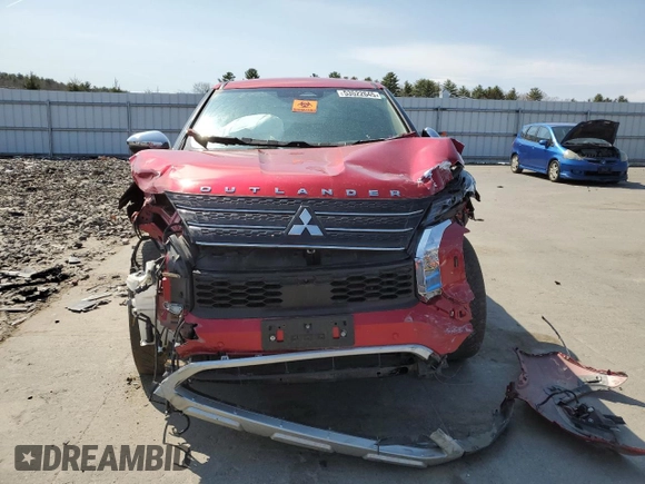 2022 Mitsubishi Outlander SE with VIN JA4J4UA87NZ030985, listed as a Copart auction lot 53522645 with Not provided miles and Salvage title. Bid and sale history available at DreamBid. Image 5.
