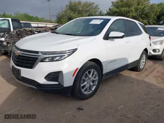 2024 Chevrolet Equinox LT with VIN 3GNAXKEG0RS141536, listed as a IAAI auction lot 41934200 with 36,706 mi miles. Bid and sale history available at carsss.com. Image 2.