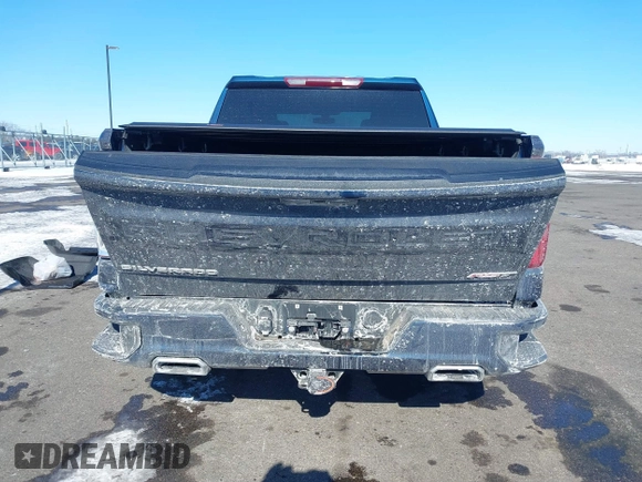 2021 Chevrolet Silverado 1500 RST with VIN 3GCUYEEDXMG396815, listed as a IAAI auction lot 41615912 with 95,672 mi miles. Bid and sale history available at carsss.com. Image 16.