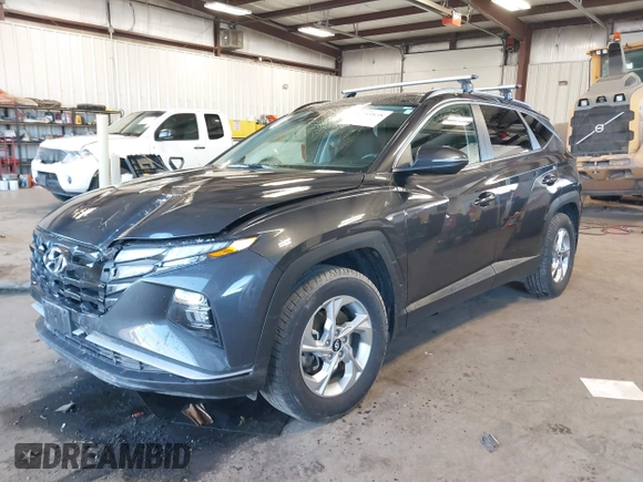 2022 Hyundai Tucson SEL with VIN 5NMJBCAE6NH035482, listed as a IAAI auction lot 41759838 with 70,418 mi miles. Bid and sale history available at carsss.com. Image 2.