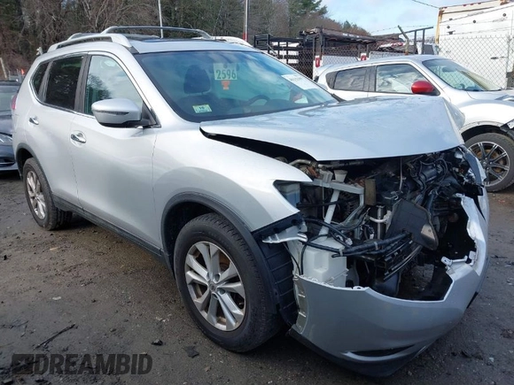2016 Nissan Rogue SV with VIN 5N1AT2MV7GC801364, listed as a IAAI auction lot 41111105 with 145,268 mi miles and . Bid and sale history available at carsss.com. Image 1.