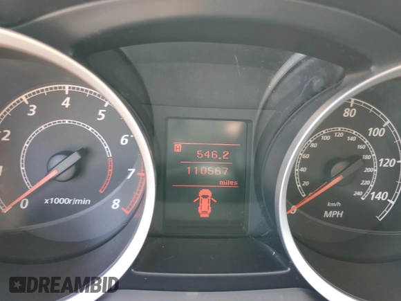 2013 Mitsubishi Lancer ES with VIN JA32U2FU7DU023372, listed as a Copart auction lot 67899084 with 110,567 mi miles and Salvage Title. Bid and sale history available at carsss.com. Image 9.