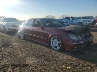 2005 Mercedes-Benz E-Class 5.5L AMG with VIN WDBUF76J25A740142, listed as a Copart auction lot 46810995 with 0 mi miles and Salvage Title. Bid and sale history available at carsss.com. Image 4.