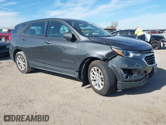 2018 Chevrolet Equinox LS with VIN 2GNAXHEV7J6305532, listed as a IAAI auction lot 41136629 with 180,490 mi miles and . Bid and sale history available at DreamBid. Image 1.