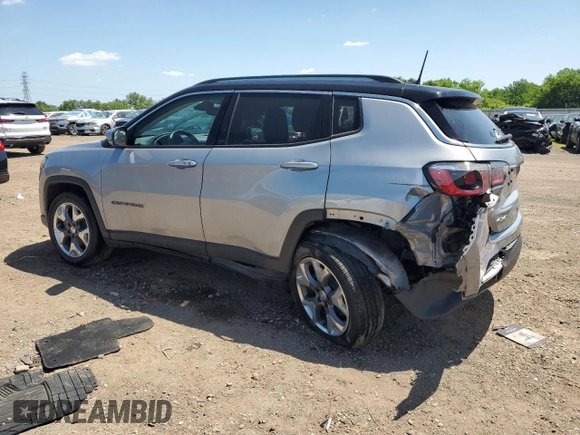 2020 Jeep Compass Limited z VIN 3C4NJDCB8LT164658, wystawiony jako Copart lot #61172915 z przebiegiem 36 620 mil mil oraz Szkoda całkowita • Salvage title. Historia ofert i sprzedaży dostępna na DreamBid. Obrazek 2.