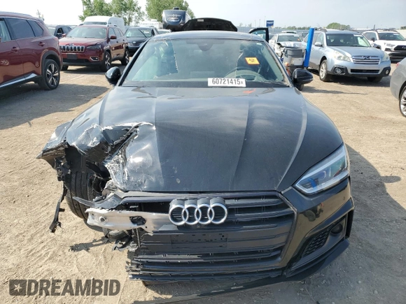 2019 Audi S5 Sportback Prestige z VIN WAUC4CF5XKA021499, wystawiony jako Copart lot #60721415 z przebiegiem Nie podano mil oraz Czysty tytuł • Clean title. Historia ofert i sprzedaży dostępna na DreamBid. Obrazek 5.