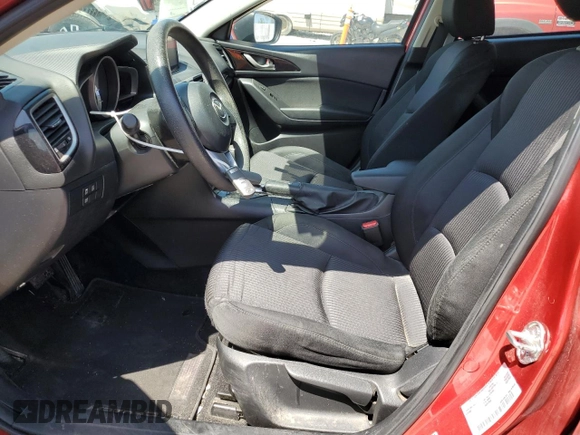 2016 Mazda 3 i Sport with VIN 3MZBM1K76GM267614, listed as a Copart auction lot 52087945 with 172,683 mi miles and Salvage Title. Bid and sale history available at DreamBid. Image 7.