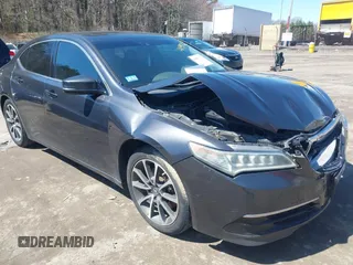 2015 Acura TLX Technology z VIN 19UUB2F51FA002645, wystawiony jako IAAI lot #41997273 z przebiegiem 221 387 mil mil oraz . Historia ofert i sprzedaży dostępna na DreamBid. Obrazek 1.