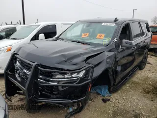 2021 Chevrolet Tahoe with VIN 1GBSCLED8MR340841, listed as a Copart auction lot 82027613 with Not provided miles and Salvage title. Bid and sale history available at DreamBid. Image 1.