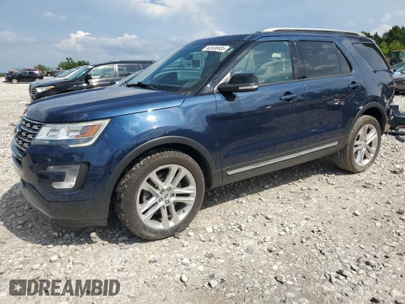 2017 Ford Explorer XLT z VIN 1FM5K8D81HGD02295, wystawiony jako Copart lot #62638805 z przebiegiem 83 614 mil mil oraz Czysty tytuł • Clean title. Historia ofert i sprzedaży dostępna na DreamBid. Obrazek 1.