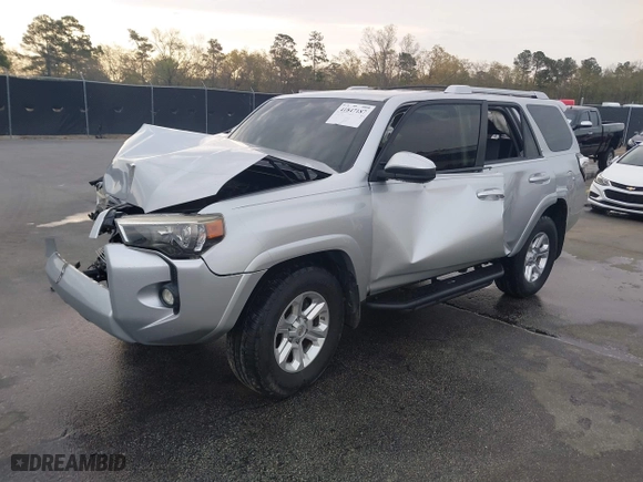 2016 Toyota 4Runner SR5 with VIN JTEZU5JRXG5138160, listed as a IAAI auction lot 41847187 with 103,941 mi miles. Bid and sale history available at carsss.com. Image 17.