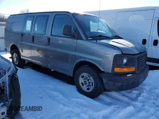 2011 GMC Savana Cargo Van with VIN 1GTW7FCA3B1123382, listed as a Copart auction lot 89340135 with 323,662 mi miles and Clean Title. Bid and sale history available at carsss.com. Image 4.