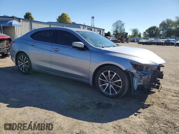 2015 Acura TLX V6 Tech with VIN 19UUB3F5XFA007378, listed as a Copart auction lot 75168544 with 105,308 mi miles and Salvage Title. Bid and sale history available at carsss.com. Image 4.