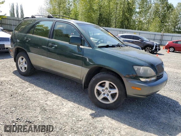 1999 Lexus RX 300 with VIN JT6HF10U6X0043236, listed as a Copart auction lot 54800595 with 162,378 mi miles and Clean Title. Bid and sale history available at DreamBid. Image 4.