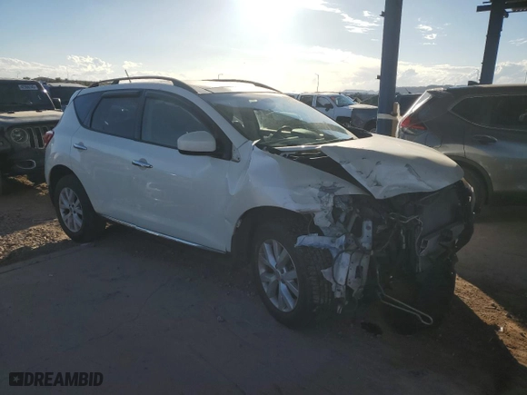 2014 Nissan Murano SV with VIN JN8AZ1MW1EW505343, listed as a Copart auction lot 42640715 with 186,400 mi miles and Salvage Title. Bid and sale history available at carsss.com. Image 4.