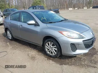 2012 Mazda Mazda3 i Grand Touring with VIN JM1BL1W86C1688281, listed as a IAAI auction lot 41643298 with 266,291 mi miles. Bid and sale history available at carsss.com. Image 1.