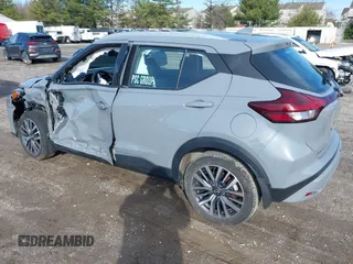 2023 Nissan Kicks SV with VIN 3N1CP5CV6PL484091, listed as a IAAI auction lot 41876944 with 10,243 mi miles and . Bid and sale history available at carsss.com. Image 3.
