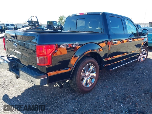 2020 Ford F-150 XL with VIN 1FTEW1EP0LKE90657, listed as a IAAI auction lot 40784955 with 64,978 mi miles and . Bid and sale history available at DreamBid. Image 4.