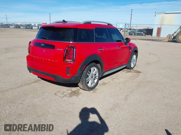2022 MINI Countryman Oxford Edition with VIN WMZ23BR07N3N61252, listed as a IAAI auction lot 41482880 with 46,419 mi miles and . Bid and sale history available at DreamBid. Image 4.