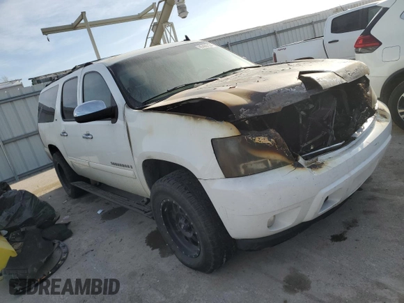 2007 Chevrolet Suburban LTZ with VIN 3GNFK16Y97G221343, listed as a Copart auction lot 85465134 with Not Provided miles and Salvage Title. Bid and sale history available at DreamBid. Image 4.