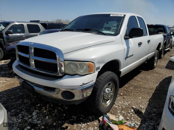 2004 Dodge Ram 2500 SLT with VIN 1D7KU28D64J239977, listed as a Copart auction lot 43283615 with 0 mi miles and Clean Title. Bid and sale history available at carsss.com. Image 1.