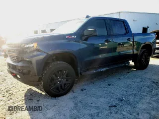 2021 Chevrolet Silverado 1500 LT Trail Boss with VIN 3GCPYFED1MG304039, listed as a Copart auction lot 53275365 with 47,271 mi miles and Salvage Title. Bid and sale history available at DreamBid. Image 1.