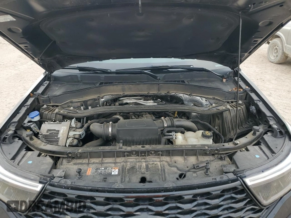 2020 Ford Explorer ST with VIN 1FM5K8GC1LGA80124, listed as a Copart auction lot 54865575 with 95,477 mi miles and Salvage Title. Bid and sale history available at carsss.com. Image 12.