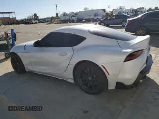 2024 Toyota GR Supra 3.0 with VIN WZ1DB0G03RW065227, listed as a Copart auction lot 47480945 with 0 mi miles and Salvage Title. Bid and sale history available at carsss.com. Image 2.