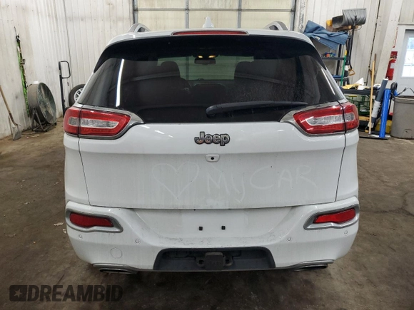 2018 Jeep Cherokee Overland with VIN 1C4PJMJX9JD613338, listed as a Copart auction lot 88442495 with 55,597 mi miles and Non Repairable. Bid and sale history available at carsss.com. Image 6.